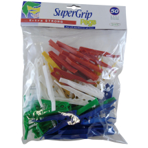 Clothes Pegs 50pc Plastic S/G